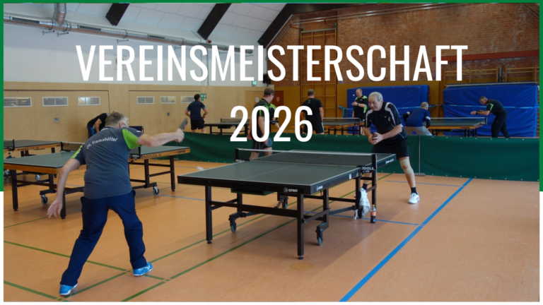 🏓Spannende Vereinsmeisterschaft im Tischtennis