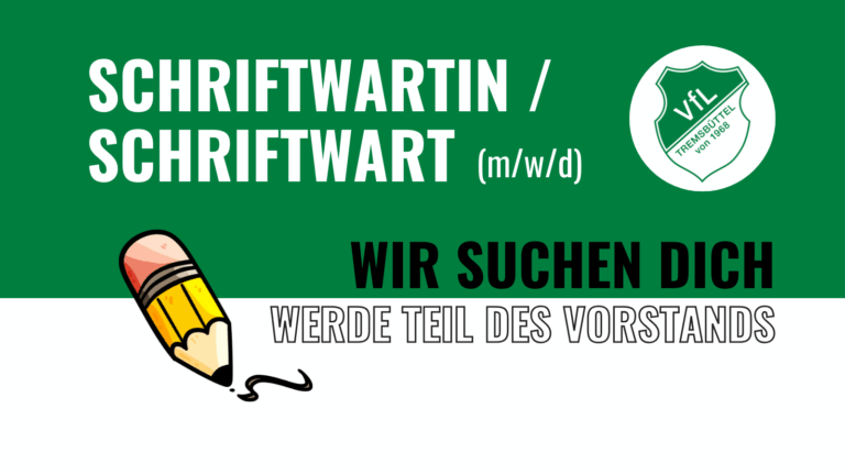 VfL Tremsbüttel sucht Unterstützung im Vorstand