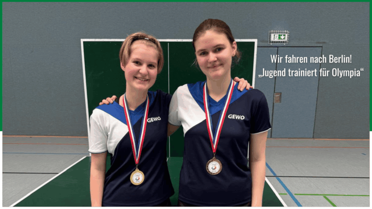 🏓Herzlichen Glückwunsch an Pauline und Laura!