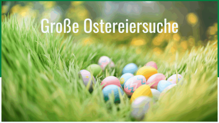 Bunte Ostereiersuche begeistert Groß und Klein